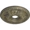 Ekena Millwork Granada Ceiling Medallion (Canopies up to 6 5/8"), 18"OD x 3 1/2"ID x 2 1/2"P, Witch Hazel Crackle CM18GAWHC - alternate 2
